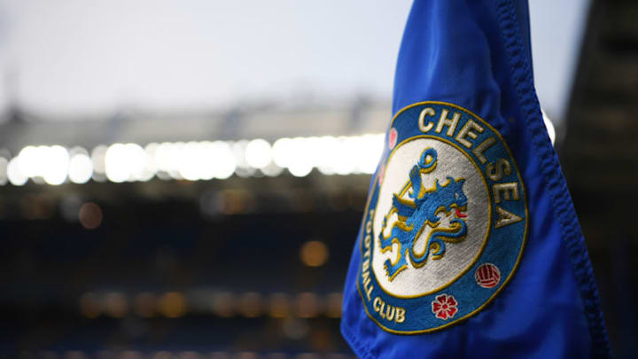 LONDON, ENGLAND - FEBRUARY 18: A corner flag is seen prior to the FA Cup Fifth Round match between Chelsea and Manchester United at Stamford Bridge on February 18, 2019 in London, United Kingdom. (Photo by Mike Hewitt/Getty Images)