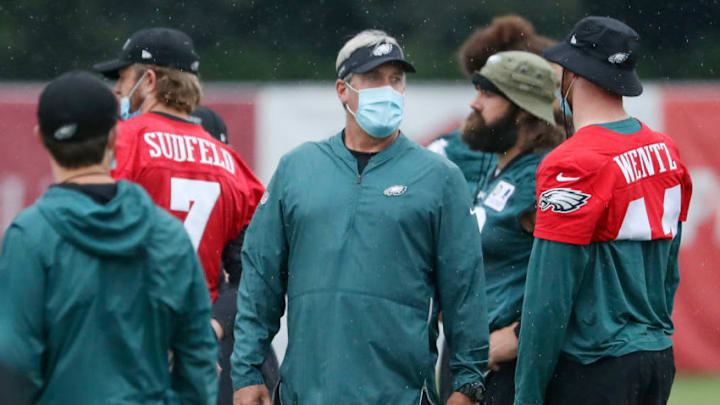 Doug Pederson, Philadelphia Eagles (Photo by Heather Khalifa-Pool/Getty Images)