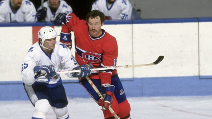 QUEBEC CITY, QU – CIRCA 1980: Montreal Canadiens. (Photo by Focus on Sport/Getty Images)