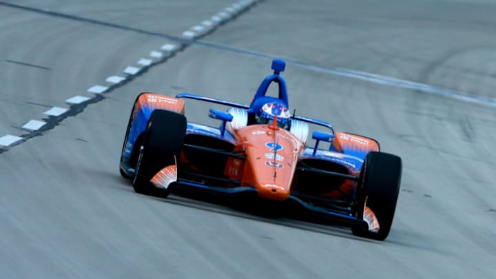 FORT WORTH, TEXAS - JUNE 06: Scott Dixon of New Zealand, driver of the #9 PNC Bank Chip Ganassi Racing Honda (Photo by Sean Gardner/Getty Images)