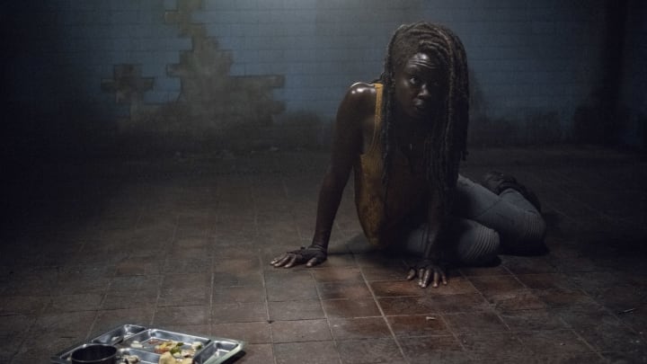 Danai Gurira as Michonne – The Walking Dead _ Season 10, Episode 13 – Photo Credit: Gene Page/AMC