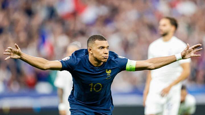 Kylian Mbappé of France (Photo by Antonio Borga/Eurasia Sport Images/Getty Images)