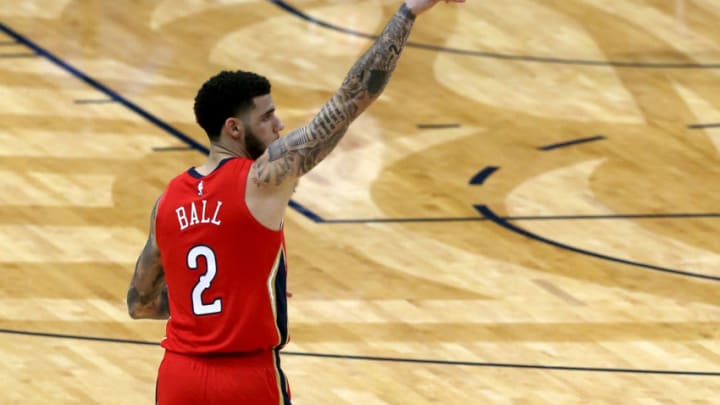 Lonzo Ball, NY Knicks (Photo by Sean Gardner/Getty Images)