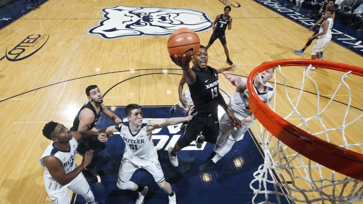 INDIANAPOLIS, IN – FEBRUARY 06: Marshall #13 of the Xavier Musketeers goes. (Photo by Joe Robbins/Getty Images)