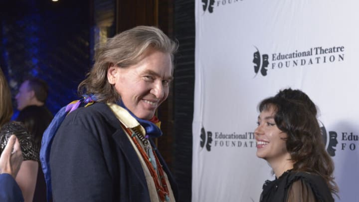 LOS ANGELES, CALIFORNIA - NOVEMBER 18: Actor Val Kilmer (L) attends the 2019 annual Thespians Go Hollywood Gala at Avalon Hollywood on November 18, 2019 in Los Angeles, California. (Photo by Michael Tullberg/Getty Images)