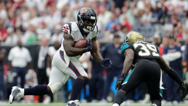 Lamar Miller #26 of the Houston Texans (Photo by Tim Warner/Getty Images)