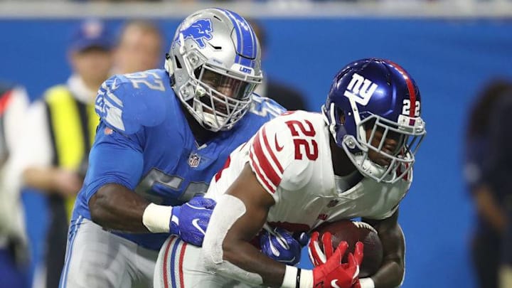 New York Giants. Wayne Gallman (Photo by Gregory Shamus/Getty Images)
