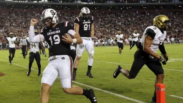 COLUMBIA, SC - OCTOBER 28: Quarterback Jake Bentley