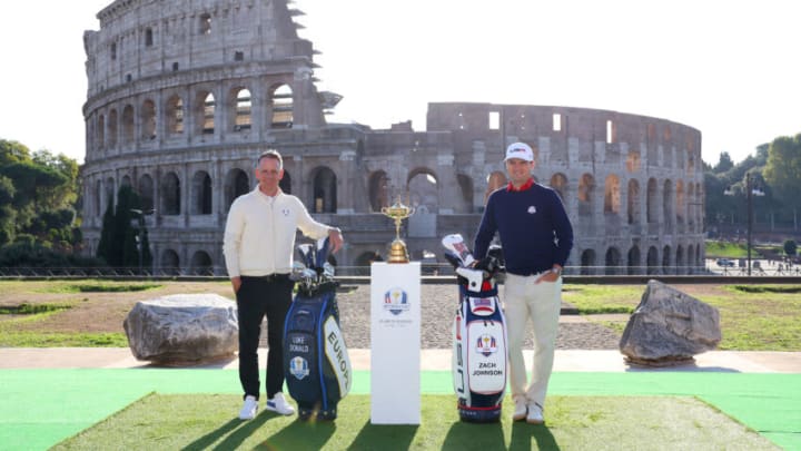 Team Captains Luke Donald and Zach Johnson, Ryder Cup, Rome,(Photo by Andrew Redington/Getty Images)