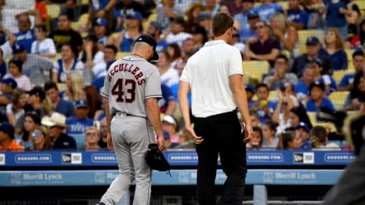 LOS ANGELES, CA - AUGUST 04: Lance McCullers Jr. #43 of the Houston Astros (Photo by Jayne Kamin-Oncea/Getty Images)