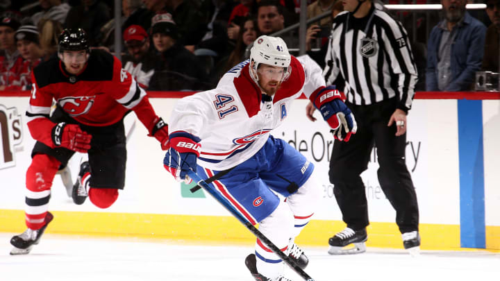 NEWARK, NEW JERSEY – FEBRUARY 25: Paul Byron Montreal Canadiens (Photo by Al Bello/Getty Images)