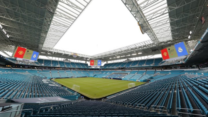 MIAMI, FL - JULY 30: A general view of stadium before a Real Madrid training session at Hard Rock Stadium on July 30, 2018 in Miami, Florida. (Photo by Angel Martinez/Real Madrid via Getty Images)