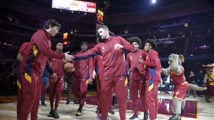 Cedi Osman and Kevin Love, Cleveland Cavaliers (Photo by Jason Miller/Getty Images)