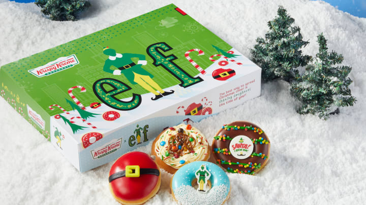 Holiday doughnuts Krispy Kreme Elf Doughnut Collection