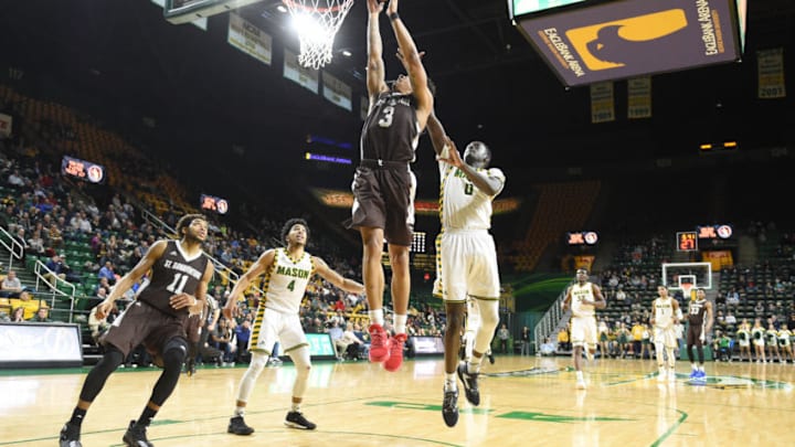 FAIRFAX, VA- JANUARY 31: Jaylen Adams