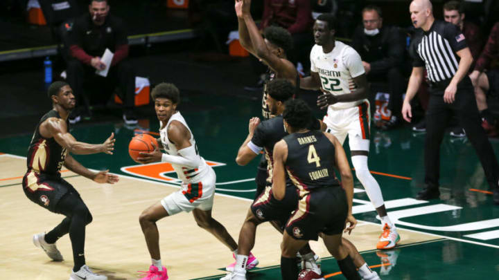 Feb 24, 2021; Coral Gables, Florida, USA; Mandatory Credit: Sam Navarro-USA TODAY Sports