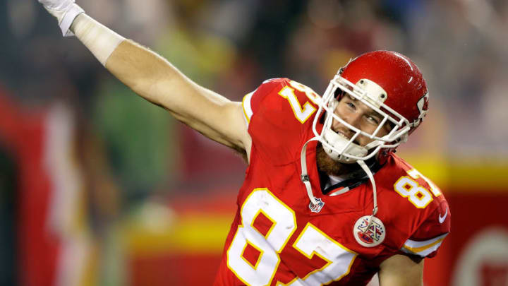 Kansas City Chiefs Tight end Travis Kelce (Photo by Jamie Squire/Getty Images)