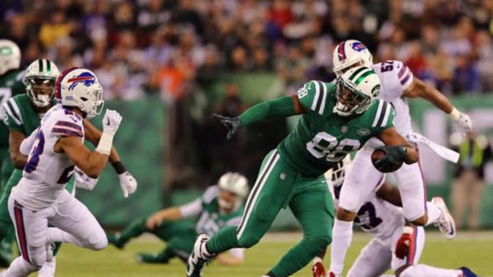 EAST RUTHERFORD, NJ – NOVEMBER 02: Tight end Austin Seferian-Jenkins (Photo by Elsa/Getty Images)