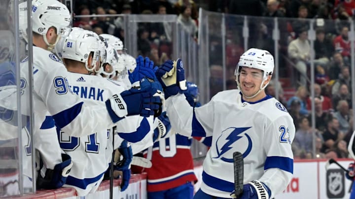 Nov 7, 2023; Montreal, Quebec, CAN; Montreal Canadiens. Mandatory Credit: Eric Bolte-USA TODAY Sports