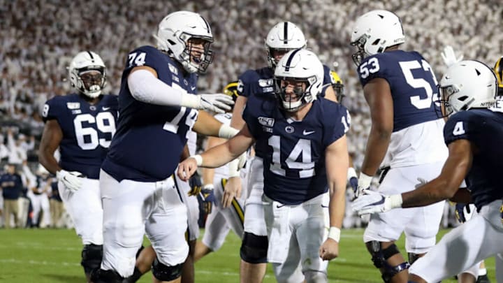 Penn State Nittany Lions quarterback Sean Clifford (Mandatory Credit: Matthew O'Haren-USA TODAY Sports)