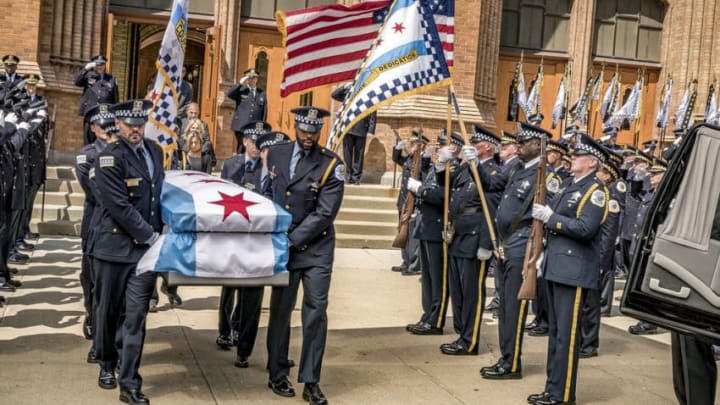 CHICAGO P.D. -- "New Normal" Episode 601 -- Pictured: (l-r) Patrick John Flueger as Adam Ruzek, LaRoyce Hawkins as Kevin Atwater -- (Photo by: Matt Dinerstein/NBC)