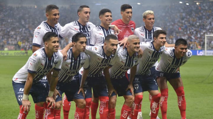 Monterrey players pose before their Liga MX semifinal match on May 20. The top-seeded Rayados were eliminated before reaching the final and are actively looking ro reshape their roster. (Photo by Azael Rodriguez/Getty Images)