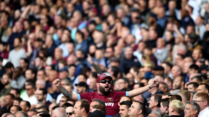 West Ham fans.(Photo by Michael Regan/Getty Images)