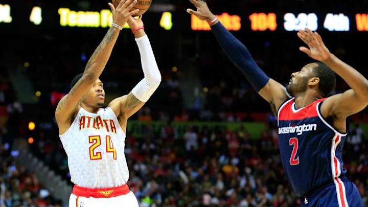 ATLANTA, GA - APRIL 24: Kent Bazemore