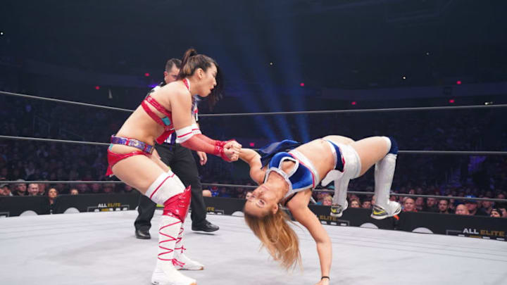 Shanna faces Hikaru Shida on the Oct. 30, 2019 edition of AEW Dynamite. Photo: Lee South/AEW
