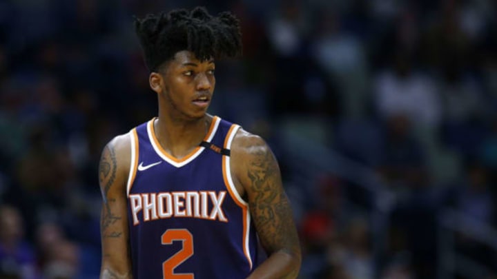 NEW ORLEANS, LA – FEBRUARY 26: Elfrid Payton #2 of the Phoenix Suns reacts during the first half against the New Orleans Pelicans at the Smoothie King Center on February 26, 2018 in New Orleans, Louisiana. NOTE TO USER: User expressly acknowledges and agrees that, by downloading and or using this Photograph, user is consenting to the terms and conditions of the Getty Images License Agreement. (Photo by Jonathan Bachman/Getty Images)