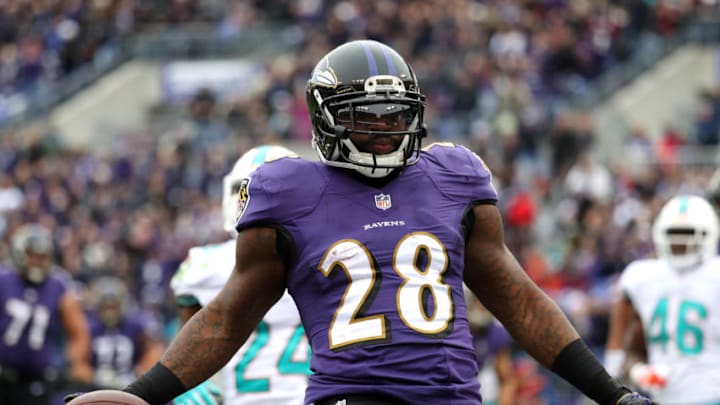 BALTIMORE, MD - DECEMBER 4: Running back Terrance West