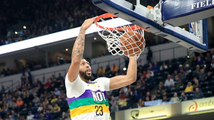 Anthony Davis, New Orleans Pelicans. New York Knicks. (Photo by Andy Lyons/Getty Images)
