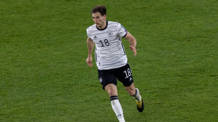 Bayern Munich midfielder Leon Goretzka set to miss Germany's game against France due to injury. (Photo by Boris Streubel/Getty Images)