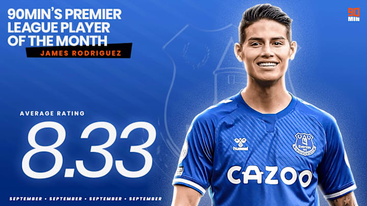 90min S Premier League Player Of The Month September James Rodriguez Nominees to the october premier league player of the month award have been announced. 90min s premier league player of the