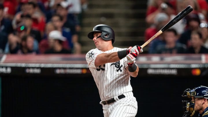James McCann hitting in the 2019 All-Star Game