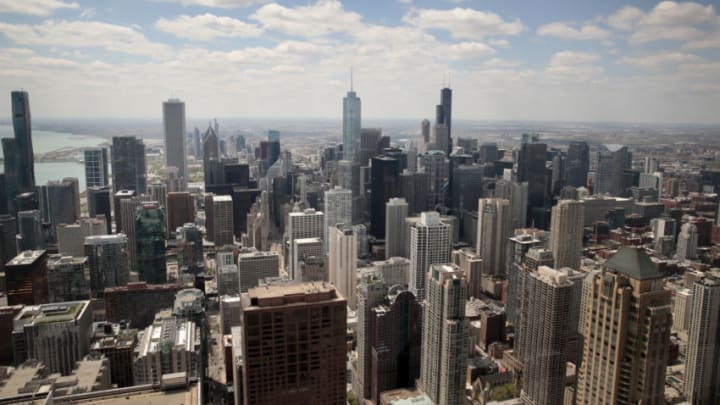 Chicago skyline where NBA might host second 'bubble' (Photo by Scott Olson/Getty Images)