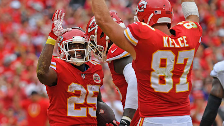 Running back LeSean McCoy #25 of the Kansas City Chiefs (Photo by Peter Aiken/Getty Images)