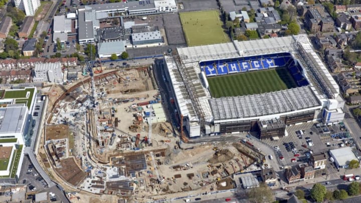 LONDON,UNITED KINGDOM - MAY 6: Aerial Views of the New Tottenham Hotspur Stadium development at White Hart Lane on May 6, 2016 in London, England. (Photo by Tottenham Hotspur FC via Getty Images)