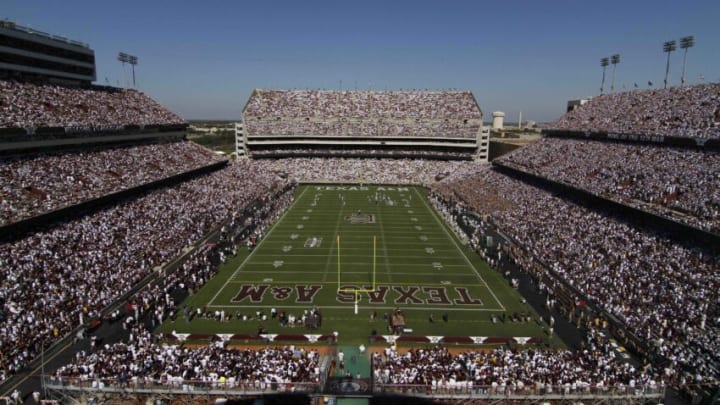 Oct 15, 2011; College Station, TX, USA; General view of Kyle Field during the first quarter of a game between the Texas A&M Aggies and Baylor Bears. Mandatory Credit: Brett Davis-USA TODAY Sports