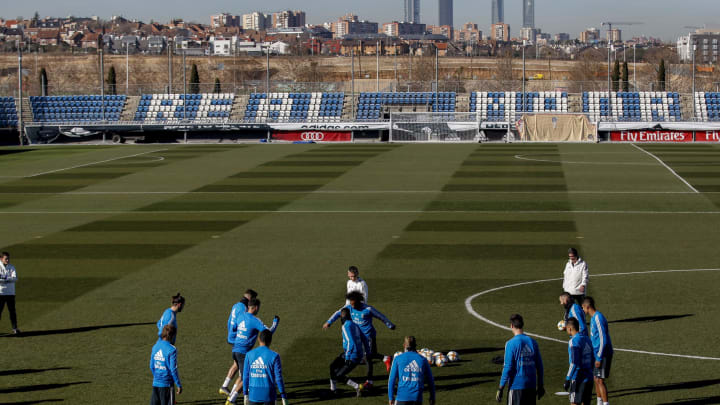 MADRID, SPAIN – FEBRUARY 5: training of Real Madrid in Ciudad Deportiva Valdebebas during the Training Real Madrid at the Ciudad deportiva de Valdebebas on February 5, 2019 in Madrid Spain (Photo by David S. Bustamante/Soccrates/Getty Images)