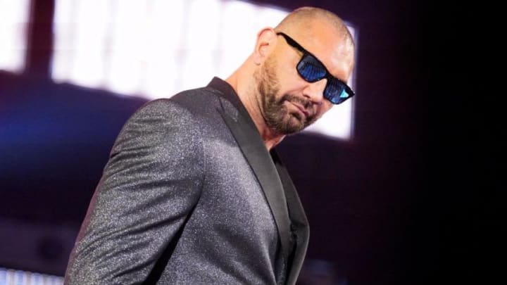 Triple H and Batista agree to a No Holds Barred Match at WrestleMania. The Game and The Animal will settle the score on The Grandest Stage of Them All in a No Holds Barred Match. Photo Credit: WWE.com
