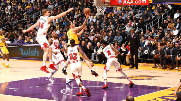 Los Angeles Lakers, Lonzo Ball (Photo by Andrew D. Bernstein/NBAE via Getty Images) Los Angeles Lakers, Lonzo Ball (Photo by Andrew D. Bernstein/NBAE via Getty Images)