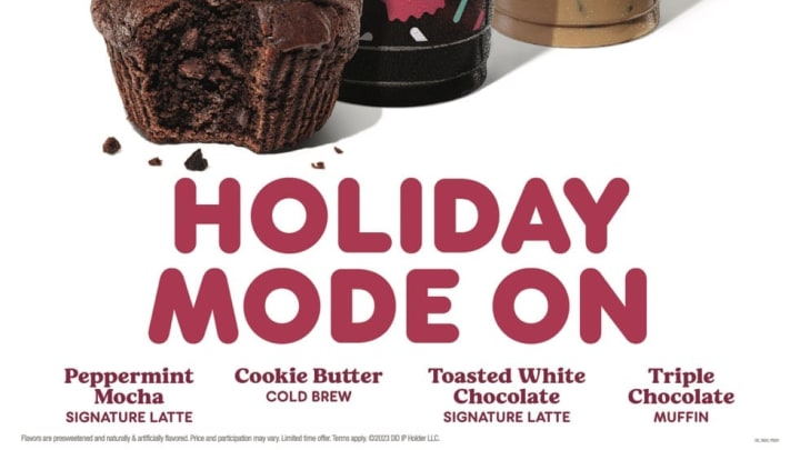 Dunkin Spiced Cookie Coffee on the Dunkin Holiday Menu