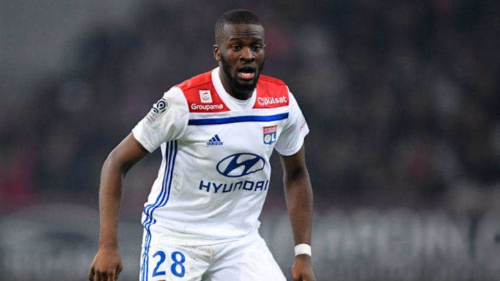 LILLE, FRANCE - DECEMBER 1: Tanguy Ndombele Alvaro of Olympique Lyon during the French League 1 match between Lille v Olympique Lyon at the Stade Pierre Mauroy on December 1, 2018 in Lille France (Photo by Angelo Blankespoor/Soccrates/Getty Images)