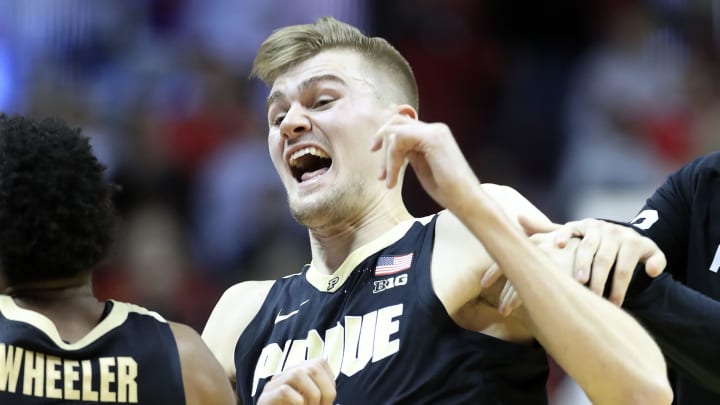 Purdue Basketball will rely on 7'0 Center Matt Haarms, for production.