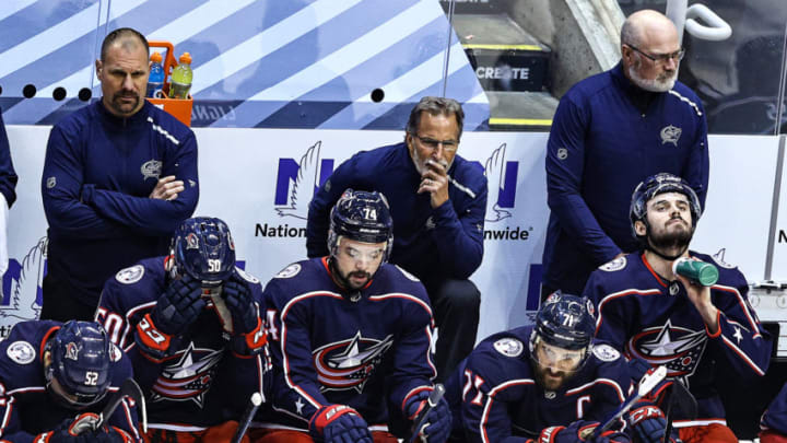 Head coach John Tortorella of the Columbus Blue Jackets (Photo by Elsa/Getty Images)