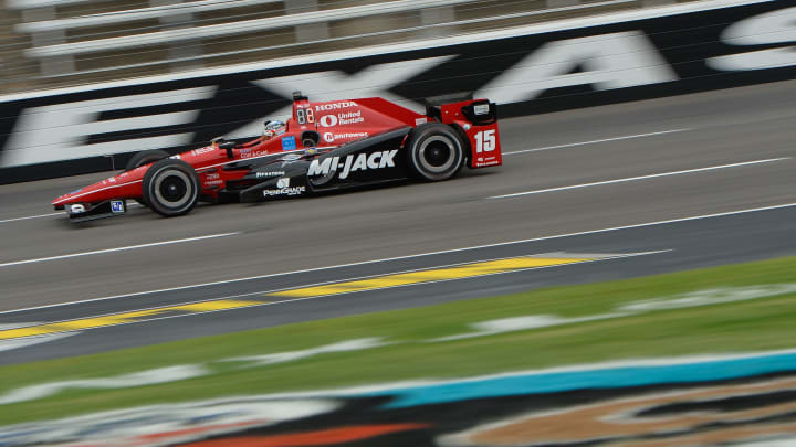 FORT WORTH, TX – JUNE 09: Graham Rahal, driver of the #15 Mi-Jack / Bobby Rahal Automotive Honda (Photo by Robert Laberge/Getty Images)