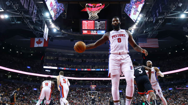Andre Drummond #0 of the Detroit Pistons  (Photo by Vaughn Ridley/Getty Images)