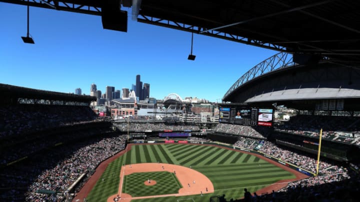 SEATTLE, WA - JULY 22: A general view of Safeco Field as the Seattle Mariners take on the Chicago White Sox during their game at Safeco Field on July 22, 2018 in Seattle, Washington. (Photo by Abbie Parr/Getty Images)