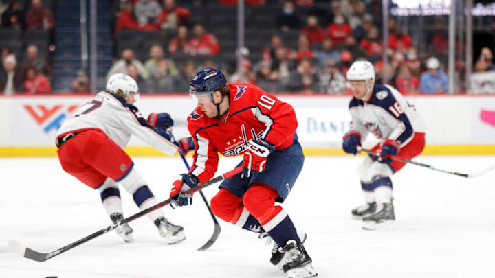 Daniel Sprong, Washington Capitals Mandatory Credit: Geoff Burke-USA TODAY Sports
